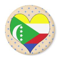 I Love Comoros Magnet