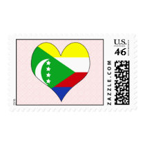 I Love Comoros Stamp