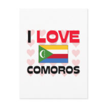 I Love Comoros postcards