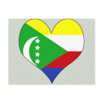 I Love Comoros Postcard