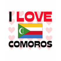I Love Comoros t-shirts