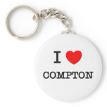 I Love Compton Keychain