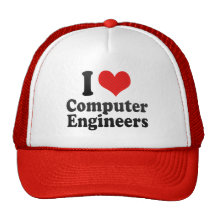 I Love Computer Engineers Hats