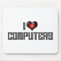 I Love Computers Mousepad