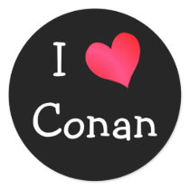 I Love Conan stickers by definingyou I Love Conan stickers