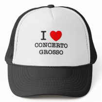 I Love Concerto Grosso Hats