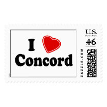 I Love Concord postage by Rep_Yo_City I Love Concord postage