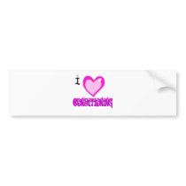 I LOVE Conditioning Bumper Stickers