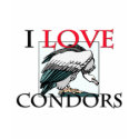 I Love Condors t-shirts