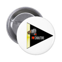 I Love Conductors Button