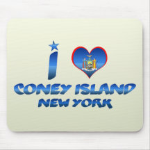I love Coney Island, New York Mousepad