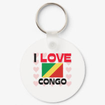 I Love Congo keychains