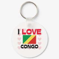 I Love Congo keychains