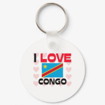 I Love Congo keychains