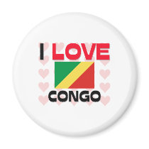 I Love Congo magnets