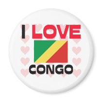 I Love Congo magnets