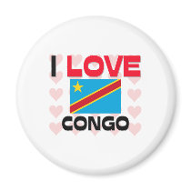 I Love Congo magnets