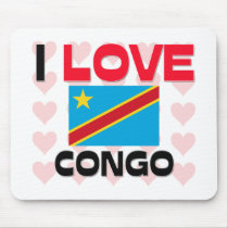 I Love Congo mousepads