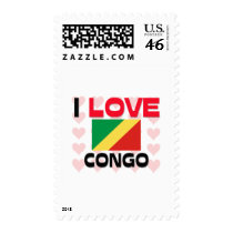 I Love Congo postage