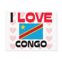 I Love Congo postcards