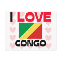 I Love Congo postcards