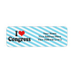 I Love Congress labels