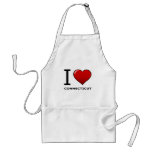 I LOVE CONNECTICUT APRON
