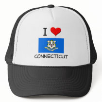 I Love Connecticut hats
