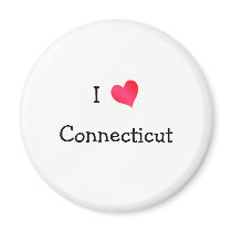 I Love Connecticut magnets by definingyou I Love Connecticut magnets