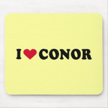 I LOVE CONOR mousepads
