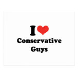 I LOVE CONSERVATIVE GUYS - .png Post Card