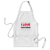 I LOVE CONSTABLES aprons