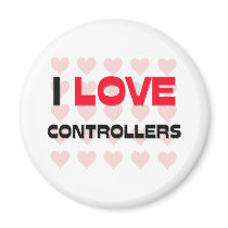 I LOVE CONTROLLERS magnets by professions I LOVE CONTROLLERS magnets
