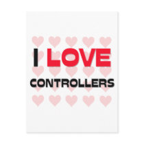I LOVE CONTROLLERS postcards by professions I LOVE CONTROLLERS postcards