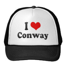I Love Conway, United States hats