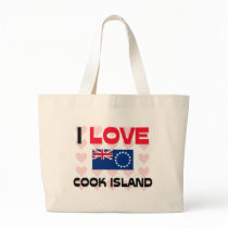 I Love Cook Island Canvas Bag