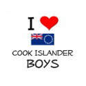 I Love Cook Islander Boys t-shirts