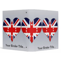 I Love Cook Islands Vinyl Binder