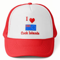 I Love Cook Islands Hats