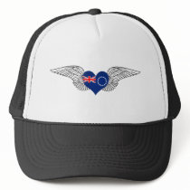 I Love Cook Islands -wings Hat