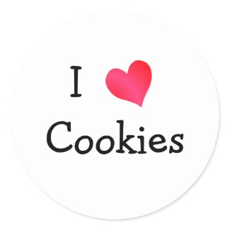 I Love Cookies sticker