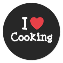 I love Cooking heart custom personalized stickers by funnycustomtshirts I love Cooking heart custom personalized stickers