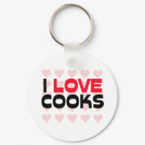 I LOVE COOKS keychains