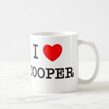 I Love Cooper Coffee Mug