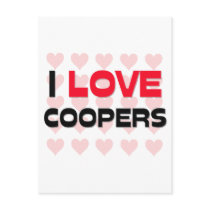 I LOVE COOPERS postcards by professions I LOVE COOPERS postcards