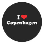 I Love Copenhagen Tshirt White Tshirt Sticker