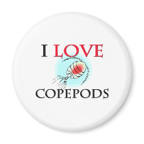 I Love Copepods Magnet