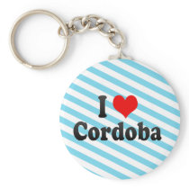 I Love Cordoba, Argentina Keychain