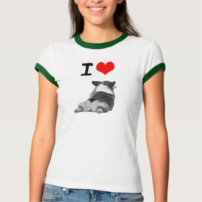 I Love Corgi Butts Tee Shirt