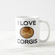 I Love Corgis Coffee Mug